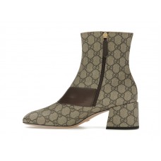 Gucci Blondie Ankle Boot Beige GG Canvas