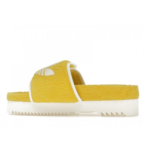 adidas x Gucci GG Platform Sandal Yellow (W) - женская сетка размеров