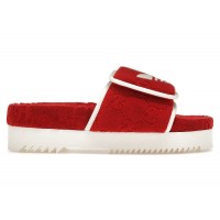adidas x Gucci Monogram Slide Red