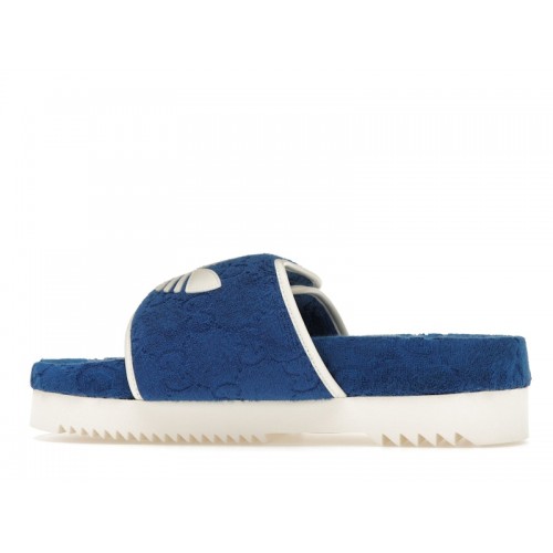 adidas x Gucci GG Platform Sandal Blue - мужская сетка размеров