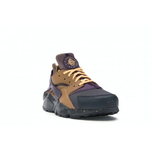 Кроссы Nike Air Huarache Run Pro Purple Elemental Gold - мужская сетка размеров