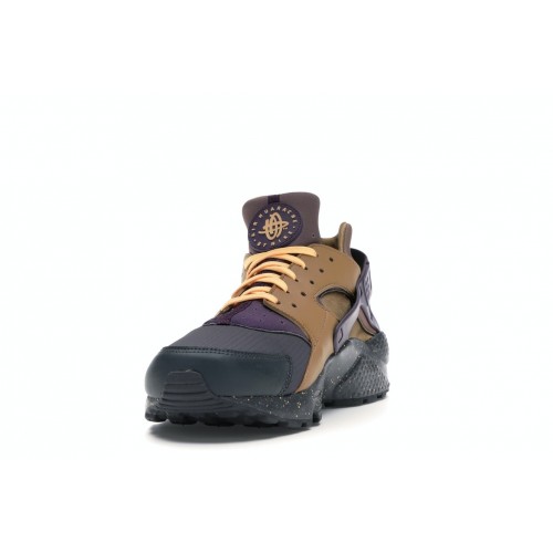 Кроссы Nike Air Huarache Run Pro Purple Elemental Gold - мужская сетка размеров