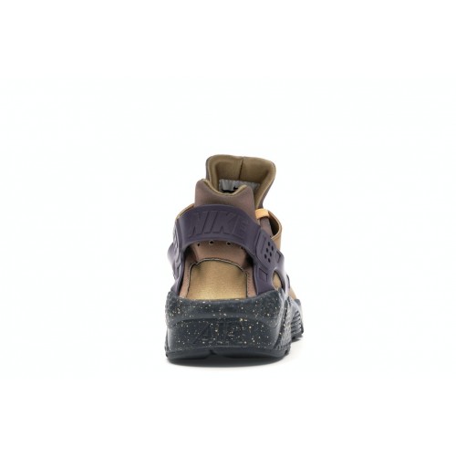 Кроссы Nike Air Huarache Run Pro Purple Elemental Gold - мужская сетка размеров