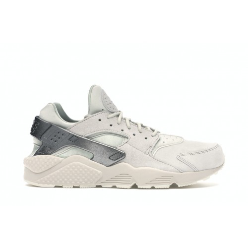 Кроссы Nike Air Huarache Run Prm Light Bone Metallic Cool Grey-Sail - мужская сетка размеров