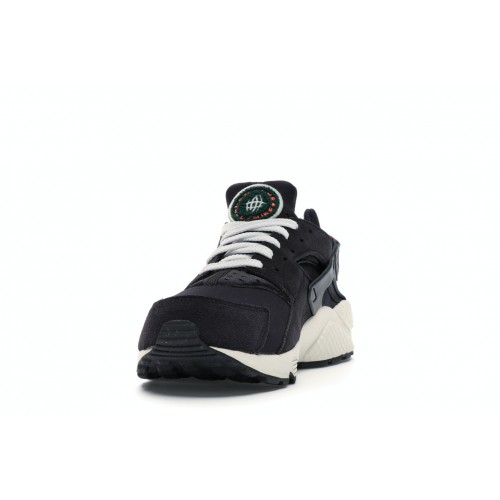 Кроссы Nike Air Huarache Run Oil Grey Rainforest - мужская сетка размеров
