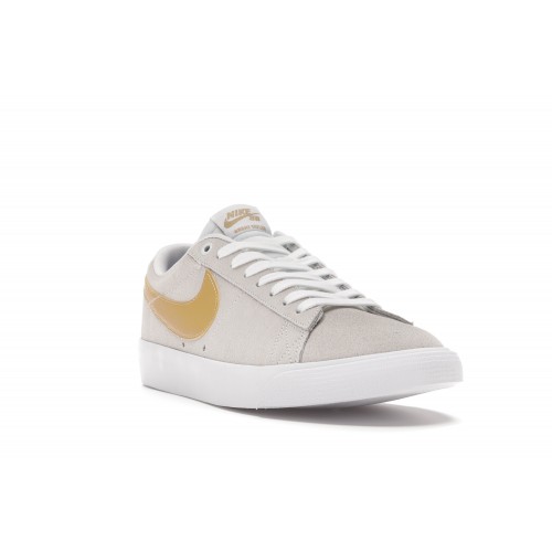 Мужские кроссовки Nike SB Blazer Low GT Grey Yellow