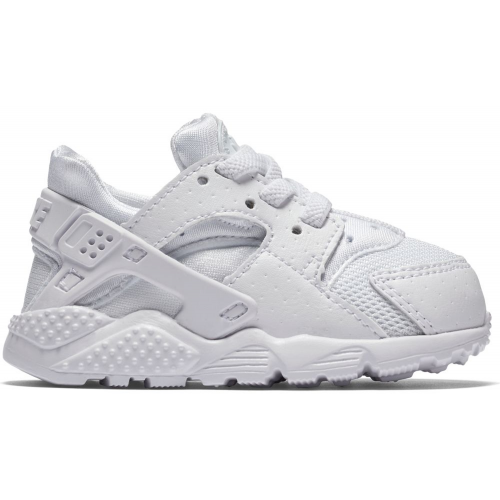 Кроссы Nike Air Huarache Run Triple White (TD) - детская сетка размеров