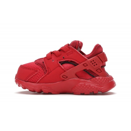 Кроссы Nike Huarache Run University Red (TD) - детская сетка размеров