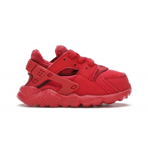 Кроссы Nike Huarache Run University Red (TD) - детская сетка размеров