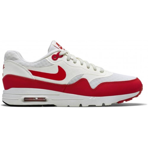 Кроссы Nike Air Max 1 Sail Challenge Red - мужская сетка размеров