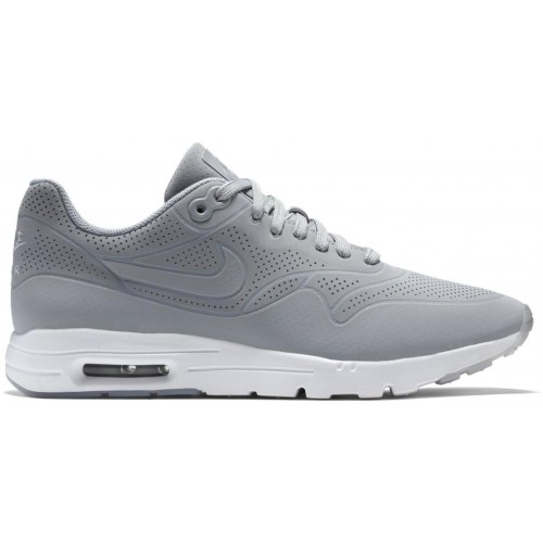 Кроссы Nike Air Max 1 Ultra Moire Wolf Grey (GS) - подростковая сетка размеров