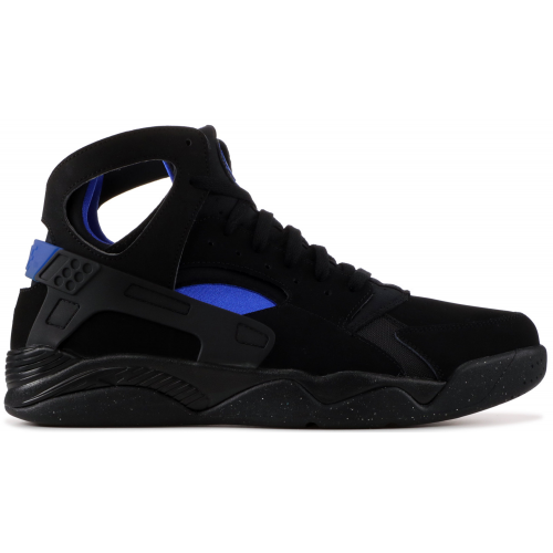 Кроссы Nike Air Flight Huarache Black Lyon Blue (2015) - мужская сетка размеров