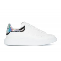 Кроссовки Alexander McQueen Oversized White White Iridescent Silver