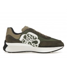 Кроссовки Alexander McQueen Sprint Runner Khaki