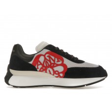 Кроссовки Alexander McQueen Sprint Runner Black Red