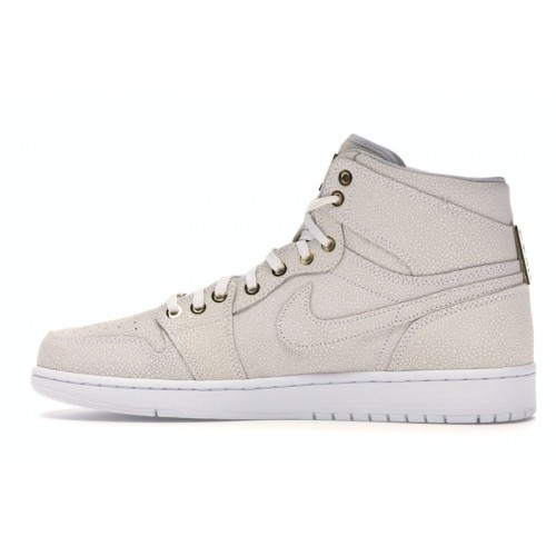 Кроссы Jordan 1 Retro Pinnacle White - мужская сетка размеров