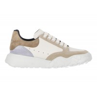 Кроссовки Alexander McQueen Court Trainers WHite Beige Lavender