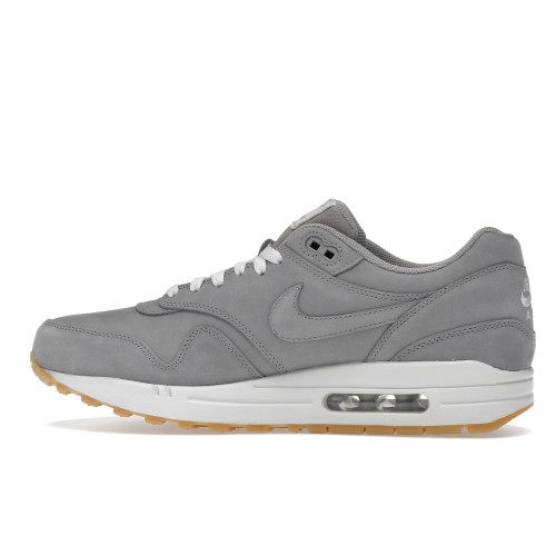 Кроссы Nike Air Max 1 Grey Gum - мужская сетка размеров