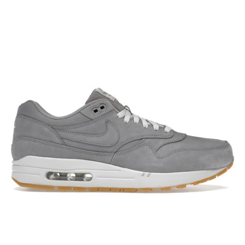 Кроссы Nike Air Max 1 Grey Gum - мужская сетка размеров