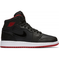 Подростковые кроссовки Jordan 1 Retro High Bred Snake (GS)