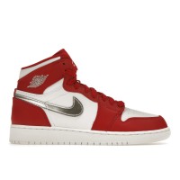 Подростковые кроссовки Jordan 1 Retro High Silver Medal (GS)