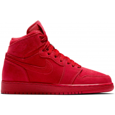 Подростковые кроссовки Jordan 1 Retro Red Suede (GS)