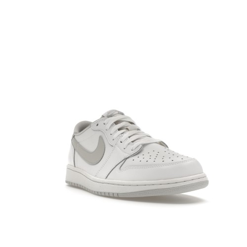 Кроссы Jordan 1 Retro Low White Neutral Grey (2015) - мужская сетка размеров