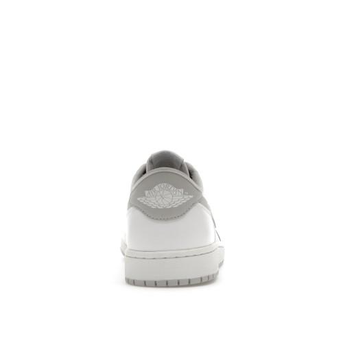 Кроссы Jordan 1 Retro Low White Neutral Grey (2015) - мужская сетка размеров