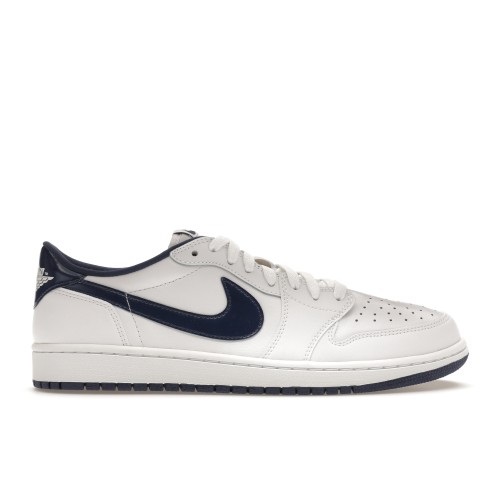 Кроссы Jordan 1 Retro Low Metallic Blue - мужская сетка размеров