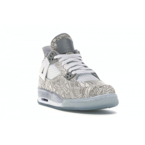 Кроссы Jordan 4 Retro Laser (GS) - подростковая сетка размеров