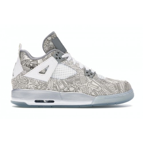 Кроссы Jordan 4 Retro Laser (GS) - подростковая сетка размеров