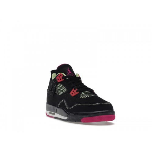 Кроссы Jordan 4 Retro Fuschia (GS) - подростковая сетка размеров