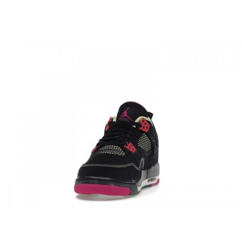 Кроссы Jordan 4 Retro Fuschia (GS) - подростковая сетка размеров