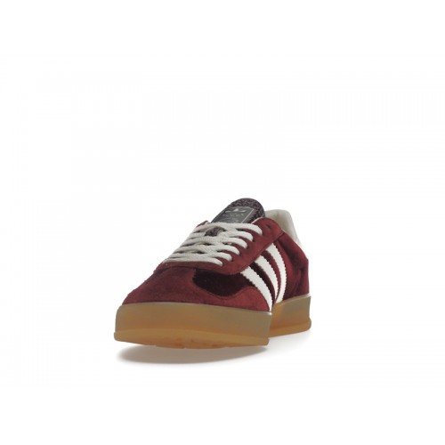 Кроссы adidas x Gucci Gazelle Burgundy Velvet - мужская сетка размеров