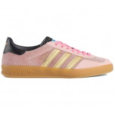 Женские кроссовки adidas x Gucci Gazelle Pink Velvet (W)