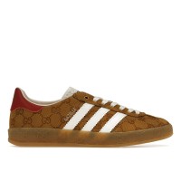 Женские кроссовки adidas Gazelle Gucci Original GG Beige Brown (W)