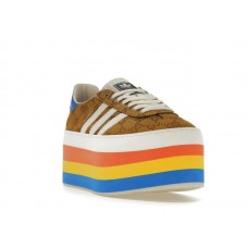 Женские кроссовки adidas x Gucci Gazelle Original GG Multicolor Platform (W)