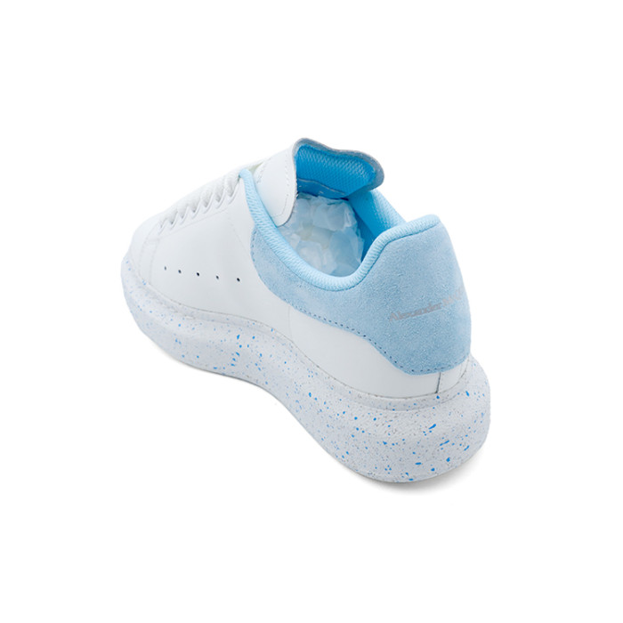Alexander McQueen Wmns Oversized Sneaker White Aquamarina - женская сетка размеров Alexander McQueen Wmns Oversized Sneaker White Aquamarina - женская сетка размеров