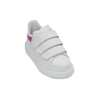 Женские Alexander McQueen Oversized Touch-Strap White Iridescent (W)