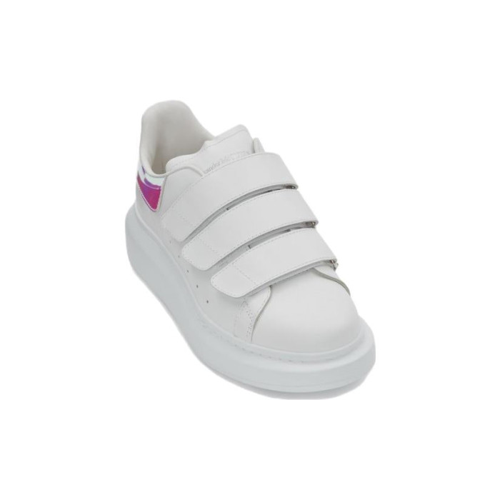 Alexander McQueen Wmns Oversized Sneaker White Iridescent - женская сетка размеров Alexander McQueen Wmns Oversized Sneaker White Iridescent - женская сетка размеров