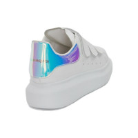 Женские Alexander McQueen Oversized Touch-Strap White Iridescent (W)