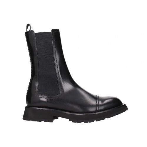 Alexander McQueen Chelsea Boot Black - мужская сетка размеров