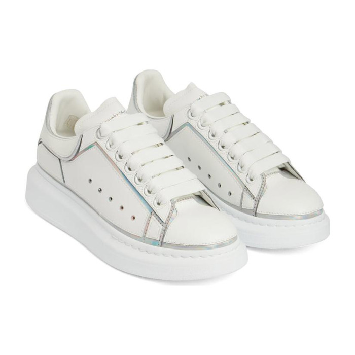 Alexander McQueen Oversized White Silver Holo (W) - женская сетка размеров Alexander McQueen Oversized White Silver Holo (W) - женская сетка размеров