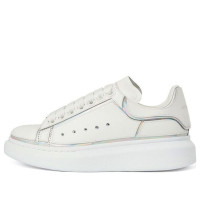 Женские Alexander McQueen Oversized White Silver Holo (W)