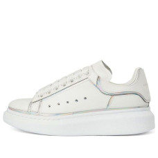 Женские Alexander McQueen Oversized White Silver Holo (W)