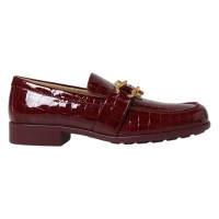 Женские Bottega Veneta Monsieur Loafers Bordeaux (W)