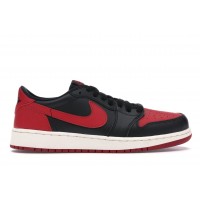 Подростковые кроссовки Jordan 1 Retro Low Bred (2015) (GS)