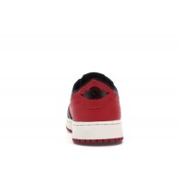 Подростковые Jordan 1 Retro Low Bred (2015) (GS)