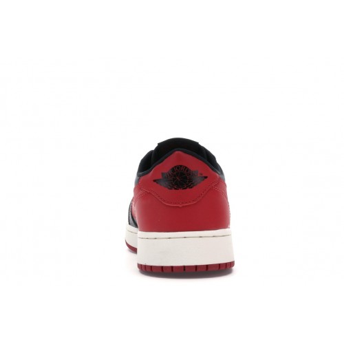 Кроссы Jordan 1 Retro Low Bred (2015) (GS) - подростковая сетка размеров