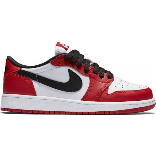 Air Jordan 1 Retro Low OG BG Chicago - подростковая сетка размеров